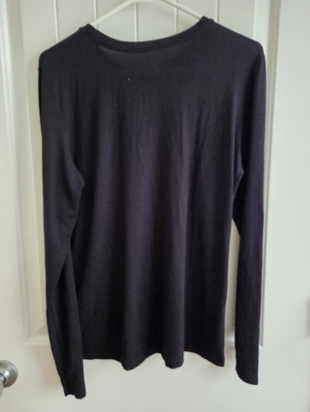 Cuddl Duds Black Long Sleeve Top Sz XL - Picture 4 of 4